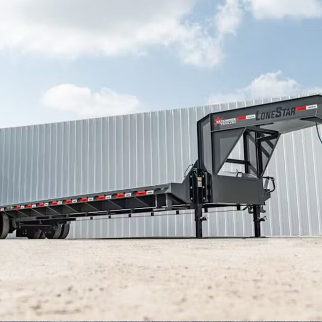 Lonestar 32'x102" Gooseneck Low Pro Flatbed Trailer