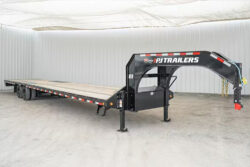 PJ Traileres 40'x102" Gooseneck Flatbed Trailer