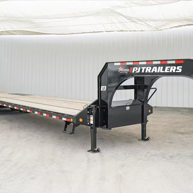 PJ Traileres 40'x102" Gooseneck Flatbed Trailer