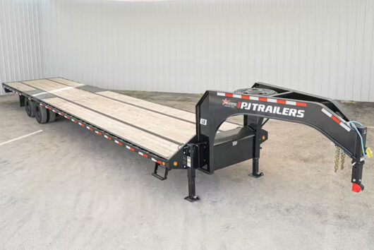 PJ Traileres 40'x102" Gooseneck Flatbed Trailer - Image 4