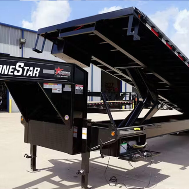 LoneStar 40'x102" Tilt Shipping Container Trailer