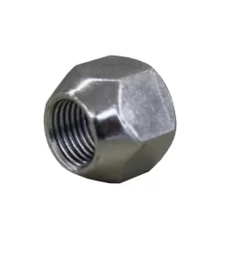 Hex Wheel Nut, 60° Cone, 9/16"-18 ID, 7/8" OD