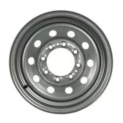 Wheel Only, 16"x6", 8 on 6.5" Bolt Pattern, Steel Silver Modular