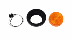LED Clearance Marker Light Kit, 2.5" Amber Round