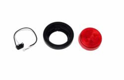 LED Clearance Marker Light Kit, 2.5" Red Round