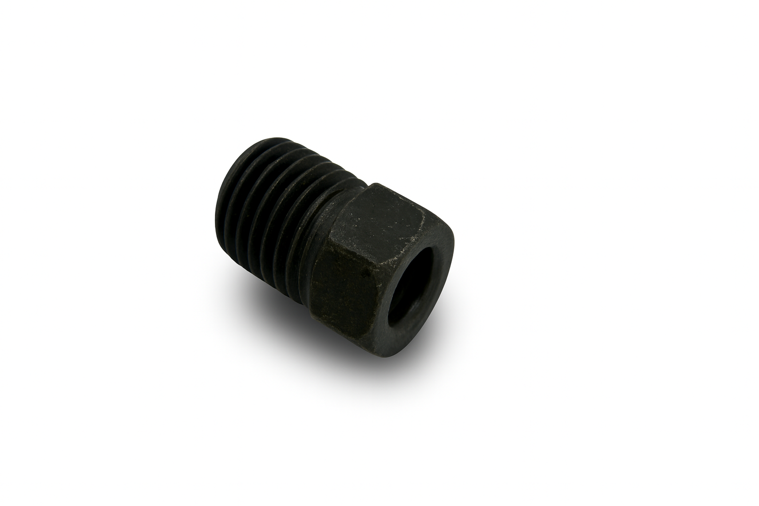 Steel Nut, 3/16” – Black Zinc Plated, Fine Thread - Image 2