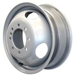 Wheel Only, 16"x6", 8 on 6.5" Bolt Pattern, Steel Gray OEM Dual, 4.88" Center Bore, 3200 Lbs Capacity