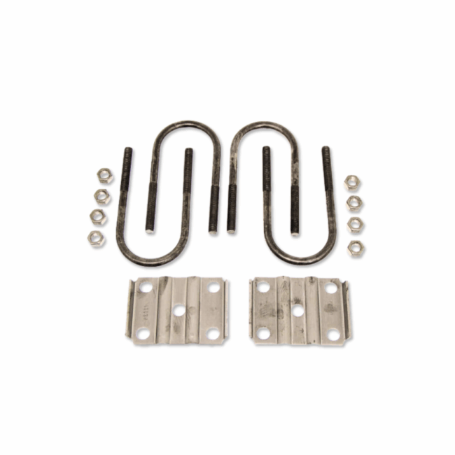 U-Bolt Kit for 5.2K - 7K Axle, 3" Round Pipe