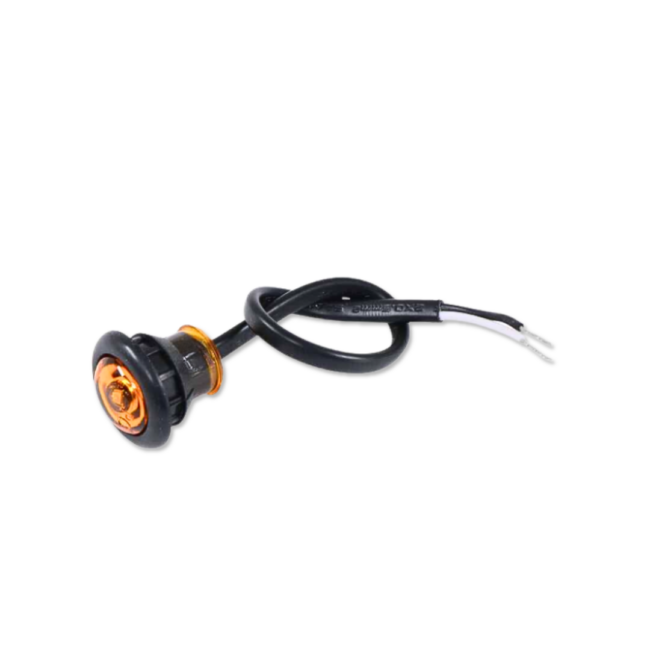 3/4” Amber Led Light with wire leads